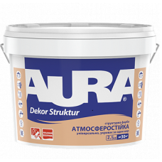 Aura Dekor Struktur структурная краска для фасадов и интерьеров 2,5л.