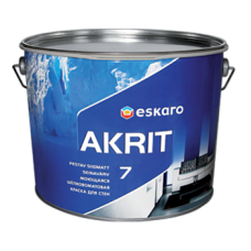 Eskaro Akrit 7 краска для потолков и стен (матовая) 9,5 л.