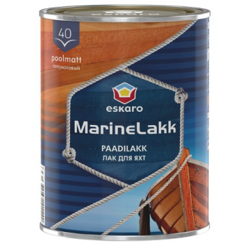 Eskaro Marine lak 10,40,90 уретан-алкидный лак для яхт 0,95л.
