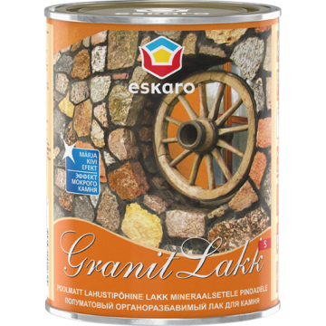 Eskaro Granit Lakk S лак для камня (полуматовый) 0,95л.