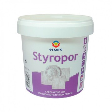 Eskaro Styropor клей для изделий из полистирола 1кг.