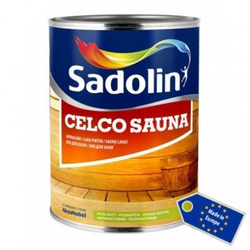 Sadolin Celco Sauna 20 (Садолин Селко Сауна 20) лак для бани и сауны 1л
