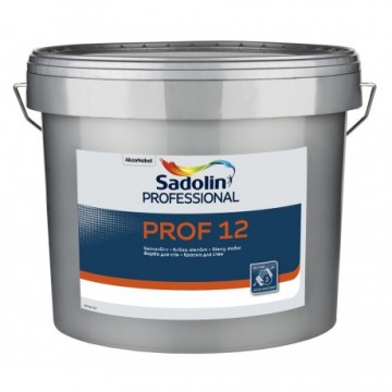 Sadolin Prof 12 (Садолин Проф 12) Напівматова латексна фарба для внутрішніх робіт 10л.