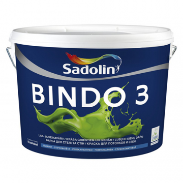 SADOLIN BINDO 3 (Садолин Биндо 3) водоэмульсионная краска 5л.