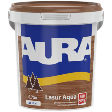 Aura Wood Lasur декоративно-защитное средство для деревянных фасадов 0,75л.