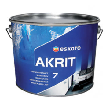 Eskaro Akrit 7 краска для потолков и стен (матовая) 2,85 л.