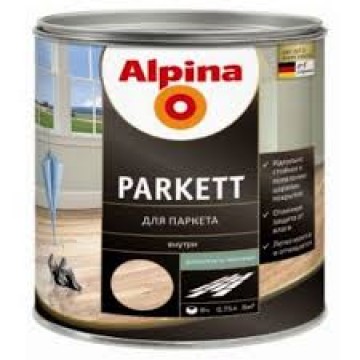 Лак Alpina Parkett SM шелковисто-матовый 2,5 л