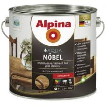 ALPINA AQUA MÖBEL (ШЕЛКОВИСТО-МАТОВЫЙ) Альпина 0.75 л